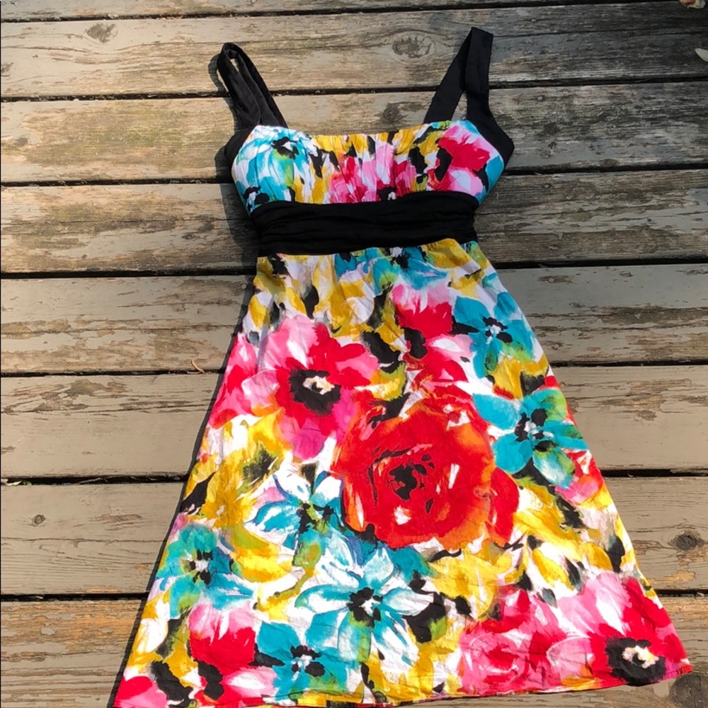 B.Smart• floral, midi dress